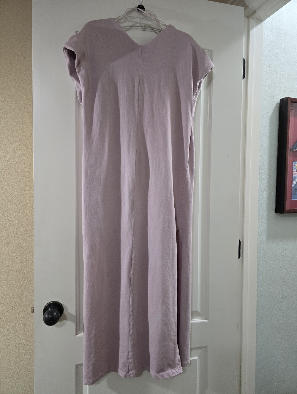 Zara Lavender V-Neck Cap Sleeve Tunic Dress - Picture 5 of 7